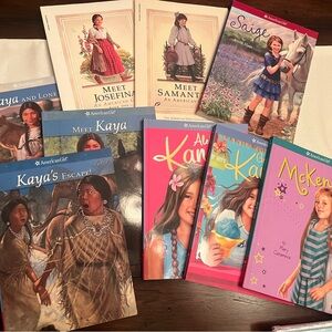 American Girl Doll Storybook Set - Pink, Blue, Brown Covers